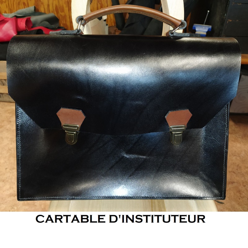 Cartable en cuir
